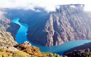 Mirador Natural al río Miño en la provincia de Lugo